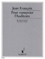 Pour remercier L'Auditoire 