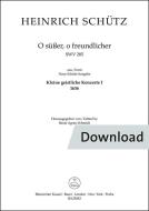 O süßer, o freundlicher SWV 285 