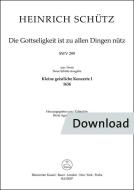 Die Gottseligkeit ist zu allen Dingen nütz SWV 299 
