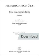 Bone Jesu, verbum Patris SWV 313 
