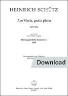 Ave Maria, gratia plena SWV 334 