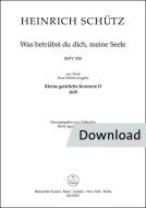 Was betrübst du dich, meine Seele SWV 335 