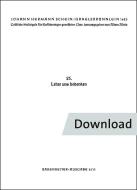 Lehre uns bedenken, dass wir sterben müssen Nr. 25 Download