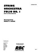 String Orchestra Folio No. 1 - Score 