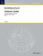 Einfache Lieder op. 9 Standard