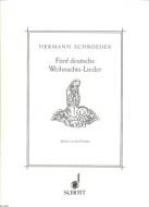 Five German Christmas Songs Op. 18 Standard