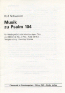 Musik zu Psalm 104 