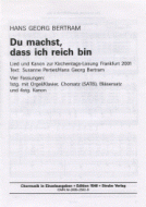 Du machst, dass ich reich bin 
