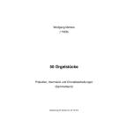 50 piezas para órgano 