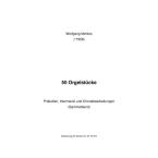 50 piezas para órgano 