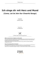 Come, Let Us Join Our Cheerful Songs 
