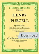 Spielmusik zum Sommernachtstraum Heft 1 (Nr. 1-10) 