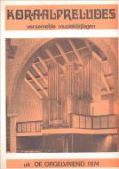 Orgelvriend 1974 Koraalpreludes 