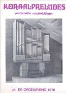 Orgelvriend 1976 Koraalpreludes 