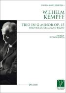 Kempff Series 1: Trio in G minor op. 15 