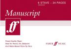 24-page A5 Manuscript Book, 6-stave interleaved 