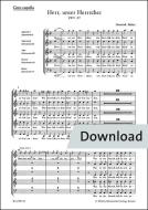 Herr, unser Herrscher SWV 27 Capell-Chor SSATB Download