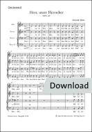 Herr, unser Herrscher SWV 27 Favoritchor 1 SATB Download