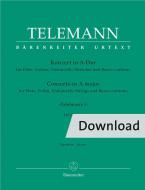 Konzert A-Dur aus Tafelmusik 1 Download