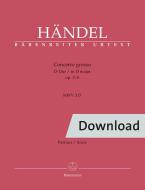 Concerto grosso D-Dur op. 3/6 HWV 317 Download
