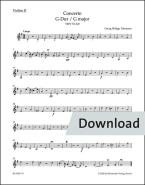 Konzert G-Dur TWV 51:G9 Download