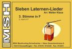 7 Laternen-Lieder - 3. Stimme in F 