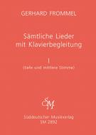 Sämtliche Lieder mit Klavierbegleitung 1 