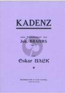 Cadenza Brahms Violin Concerto Op. 77 