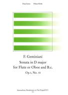 Sonata Op. 1 No. 10 D Major 