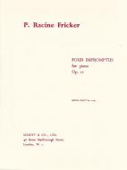Four Impromptus Op. 17 