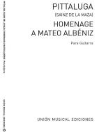 Homenaje A Mateo Albeniz (R Sainz De La Maza) For Guitar 