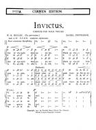 Protheroe, D Invictus TTBB (Tonic) 