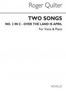 Two Songs No. 2 In C 