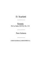 Sonata De La Suite XXVII No131 (Garcia Velasco) Guitar 