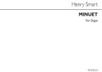 Minuet in C for Organ 