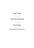 Vals De Concierto (Balaguer) For Guitar 