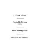 Canto de La Sirena For Clarinet And Piano 