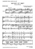 Must It Be? 2-Part/Piano 