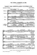 When The Snowflakes Flutter Low SATB 