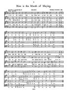 Morley Now Is The Month Of Maying SATB 