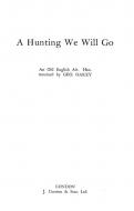 Oakey Hunting We Will Go SATB & Toni 