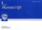 The Musicians Manuscript: 18 Stave - 75 Pages 