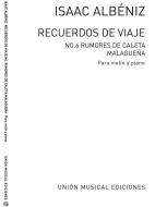 Malaguena From Rumores de La Caleta For Violin And Piano 