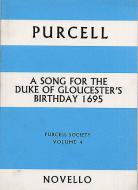 Song for The Duke Of Gloucester's Birthday 1695 