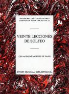 Varios Veinte Lecciones de Solfeo 
