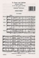 Te Deum And Jubilate 