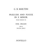 Prelude and Fugue in E Minor 