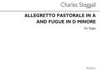 Allegretto Pastorale in A and Fugue in D Minor 