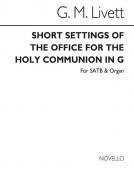 The Office For Holy Communion In G 