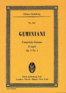 Concerto Grosso D Major Op. 3/1 